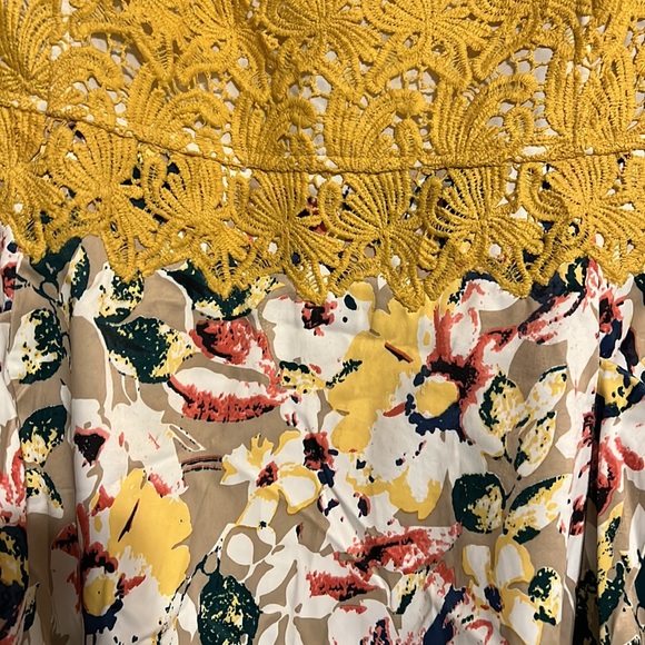 Eshakti Lace and Flowers Party Dress Size 3X 24W - Picture 3 of 8